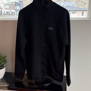 REI Black Zip-Up Jacket